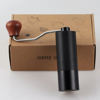 Textured Manual Coffee Grinder Sturdy Hand-Crank Coffee Grinder Ergonomic Kitchen Appliance Adjustable for Travelers