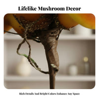 Miniature Mushroom Decoration Vivid Color Fake Mushroom Ornament Versatile Micro Landscape Decor for Shop Window Display, Terrarium