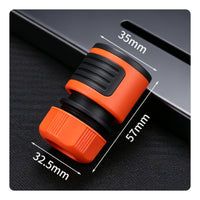 Hose Adapter Ribbed Quick Connector Leak Hose Fitting for Gardeners