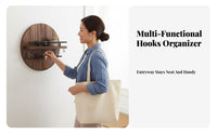 Multi-Purpose Entryway Key Hanger Space Saving Key Rack Shelf Easy to Install for Hallway, Mudroom, Kitchen