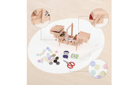 Miniature Sewing Box with Accessories Realistic Miniature Sewing Box Detailed