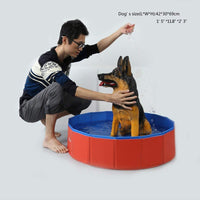 Foldable PVC Pet Bath Tub and Swimming Pool for Dogs and Cats