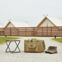 Foldable Camping Storage Box Space-Saving Foldable Camping Container Portable Large Capacity Equipment Bag for Campers, Outdoor Retreat, Picnics
