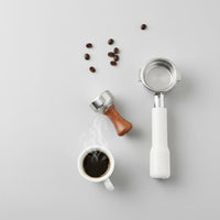 Easy to Clean 58mm Bottomless Portafilter Detachable Double Ear Espresso Handle for Baristas