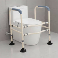 Adjustable Toilet Safety Frame Ergonomic Handrails Toilet Safety Rails Mobility Aid Sturdy Duty Construction for Women