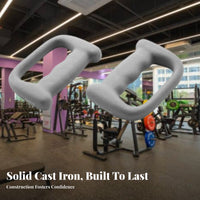 Solid Cast Iron Boxing Dumbbell Non-Slip Grip Boxing Hand Weights Ergonomic Design for Women, Boxers, Running, Home Workout, Gym