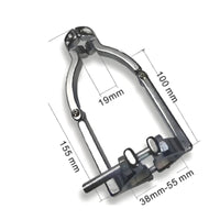 Hand Drill Square Hole Fixture Joint-Making Fixed Bracket Double Use Carpentry Tenon Hole Converter for Woodworkers, Carpenters, Workshop
