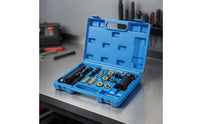 18 Pieces High Strength Steel Fuel Injector Service Tool Set Forged Injector Removal Tool Precisely Machined for Mechanics, Auto Repair Workers, Garage