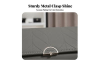 women's Long Wallet Large Capacity Multi-Compartment Wallet Minimalist Design Long Bifold Purse for Students, Young Adults, Daily Use, Shopping