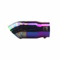 Stainless Steel Muffler Tip Easy Installation Angled Cut Exhaust Pipe Cover