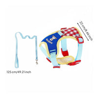 Long-Lasting Nylon H Strap Dog Harness Adjustable Vest Dog Harness Easy to Put on Pet Gear Breathable for Walking, Outdoor