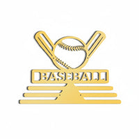 Hollow out Design Baseball Medal Hanger Easy to Install Baseball Wall Medal Rack for Game Room, Bedroom, Office