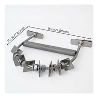 Stainless Steel Bird Perch Long-Lasting Curved Metal Enclosure Perch Easy To
