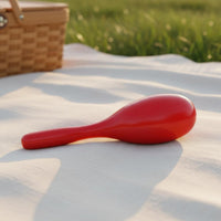 2 Pieces Oval Maraca Rhythm Shaker Bright Clear Auditory Toy Percussion Shaker for Young Children