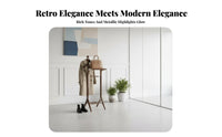 Multi-Functional Floor-Standing Suit Rack Vintage design Garment Stand Multifunctional Organizer Clothing Storage Sturdy and long-lasting for Adults, Professionals, Men, changing area, Walk-in Closet, Office