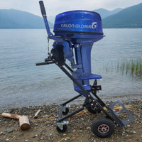 Outboard Motor Stand with Wheels Sturdy Dolly Long-Lasting for Marina