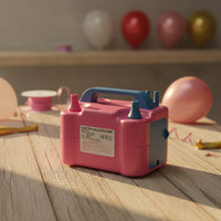 Portable Balloon Inflator with Dual Nozzle for Party Planners, Parties