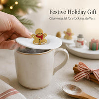 Universal Silicone Mug Lid with Dustproof Seal and Heat Resistance