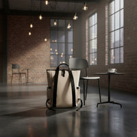 Racket Bag Canvas Tennis Bag Convertible Tennis Tote for Commuters, Training, Commuting
