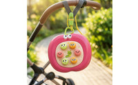 Button Board Early Learning Sensory Fidget Toy with Hanging Cord Handheld Tactile for Toddlers, Stroller, Car Seat
