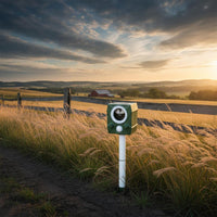 Solar Animal LED Flashing Lights Acoustic Waterproof Motion Activated Animal Scarer for Farmers, Gardeners, Orchard, Garden