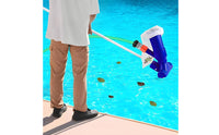Non-Electric Handheld Pool Vacuum with Mesh Bag Easy to Use Handheld Pool Vacuum Convenient Underwater Cleaner Efficient for Swimming Pools