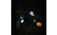 Outdoor Inflatable Archway with LED Lights Giant Inflatable Arch Waterproof Yard Decoration Stable for Lawn