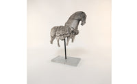 Horse Sculpture Modern Horse Statue Rustic for Entryway, Study, Equestrians
