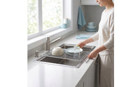 Over-the-Sink Dish Draining Rack Draining Adjustable Drainer for Rv