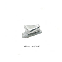 Chrome Silver 1/64 Scale Supercharger Molded Texture Scale Supercharger Accessory Mechanical Miniature Part for Model Car Customization, Display Scenes