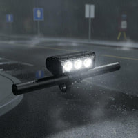 USB Rechargeable Cycle Lighting Unit Set Waterproof Bike Front Light Wide Beam Night Riding Flashlight for Bicycling