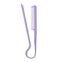 Spring-Loaded Clasp-Style Hair Comb Washable V-Shaped Hair Comb Lightweight Compact for Women, Blow Drying, Home Grooming