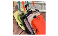 Lightweight Nylon Crossbody Bag Metal Loop Attachments Small Crossbody Bag Soft-Sided