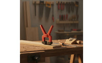 ABS Material A-Shaped Clamp Red Color Plastic Flexible Clamp Strong Grip Hand Tool Long-Lasting for Woodworkers, Woodworking, Workshop
