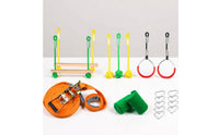 Kids Agility Training Kit Portable Kids Obstacle Course Set Agility Training Rope for Playground