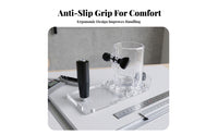 Carpentry Accessory Screw Fastened Clear Acrylic Router Base Plate Carpentry Tool Part Vibration Resistant