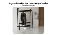 Freestanding Clothes Rack Sturdy and Sturdy Freestanding Clothes Rack with Shelves High-Capacity Heavy Duty Clothing Stand for Homeowners, Dormitory