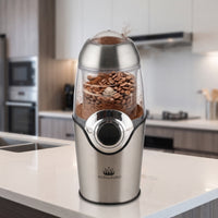 Compact Coffee and Herb Grinder Multi-Function Electric Coffee Grinder Stainless Steel Dry for Kitchen, Home