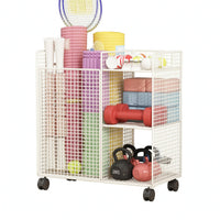 Home Gym Storage Storage Unit Open Frame Exercise Equipment Organizer Tall