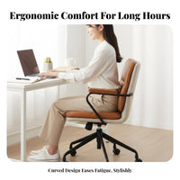 Full-Day ergonomic support Ergonomic Mesh rear Chair Adjustable Height rotate Seat Reclining rearrest Office Furniture Rocking Function for Students, telecommuting Workers, gaming enthusiasts, Study Room, Reception