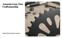 Cycle Chainring Lightweight Design Bike Crankset Plate Dragon Tail Chainwheel Electroplated Surface Single Speed Sprocket