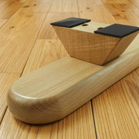 Floor Standing Pushfloor Standing Support Angled Legs Wooden Parallettes Supports Smooth Exercise Gear