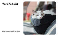 Warm and Comfortable Pet Car Console Seat Washable Cushion Console Dog Car Seat Non-Slip for Road Trips, Vet Visits, Home