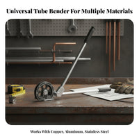 8 Pieces Angle Scale 16 Mm Pipe Bender Long Handle Manual Pipe Bender Hooked Head Black Grips
