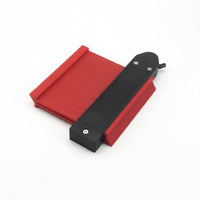Multi-Functional Contour Gauge Metric and Imperial Scale Locking Profile Gauge High Precision Irregular Shape Tracer Long-Lasting ABS Material for Woodworkers, Craftsmen, DIY Enthusiasts, Carpentry, Tiling, Flooring Installation, Workshop