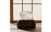 Natural White Quartz Bowl Translucent Quartz Bowl Carved Genuine for Altar