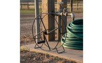 Tangle-Tangle-Resistant Hand Crank Hose Reel Easy Operation Flat Hose Storage Reel Ergonomic Design Gardening Equipment for Farmers