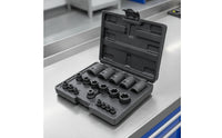 E-Hexalobular Socket Set Clear Markings E-Shaped Socket Set Organized for Mechanics, Garage