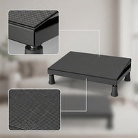 Under Desk Footrest Ergonomic Footrest with Metal Frame Supportive Furniture for Office Workers