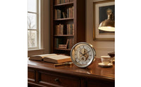 Roman Numeral Wall Clock Moving Gears Transparent Gear Clock Decorative Home Decor for Living Room